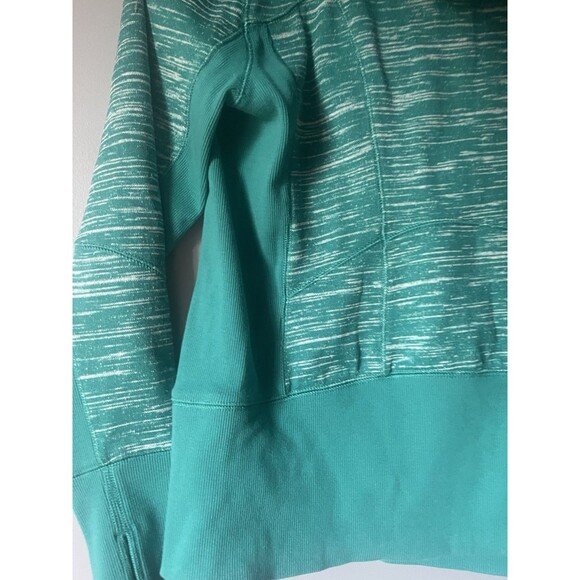 Zella Womens Scuba Hoodie Jacket Slim Size Medium Full Zip Space Dye Thumb Hole. - Picture 11 of 13